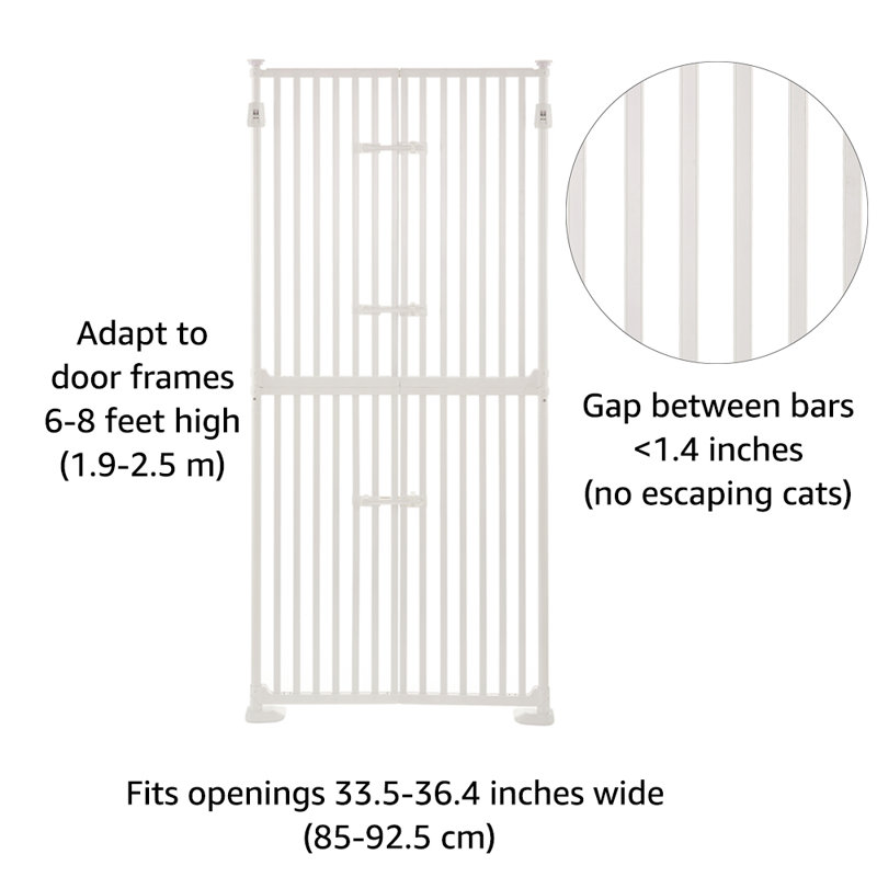 Baby gate 8 feet wide best sale